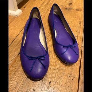 J. Crew ballet flats, royal purple size 8.5